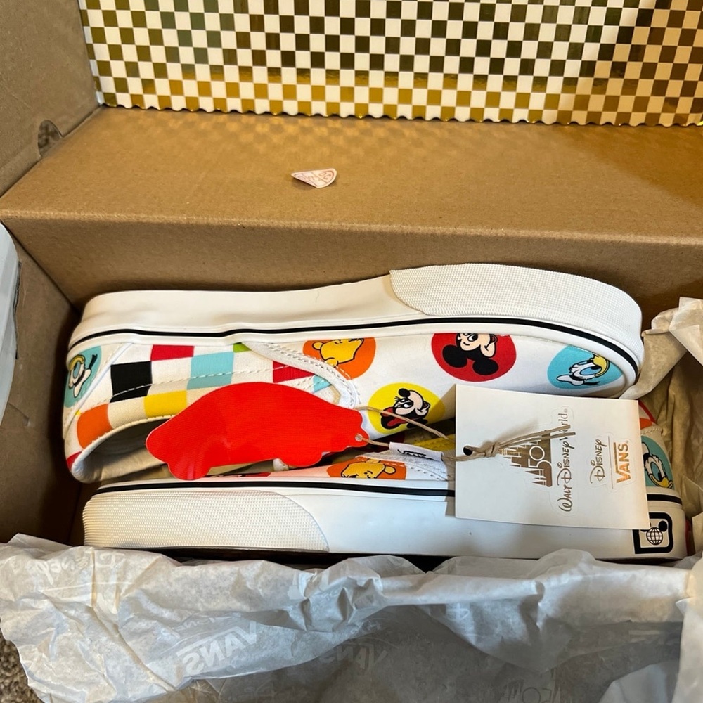 Vans Disney 50th Classic Slip On Sneakers